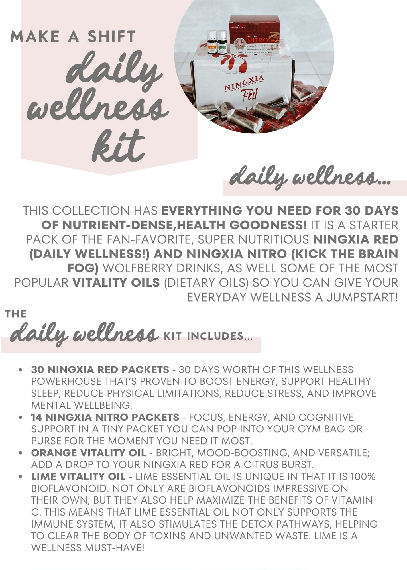 Make A Shift Daily Wellness Kit