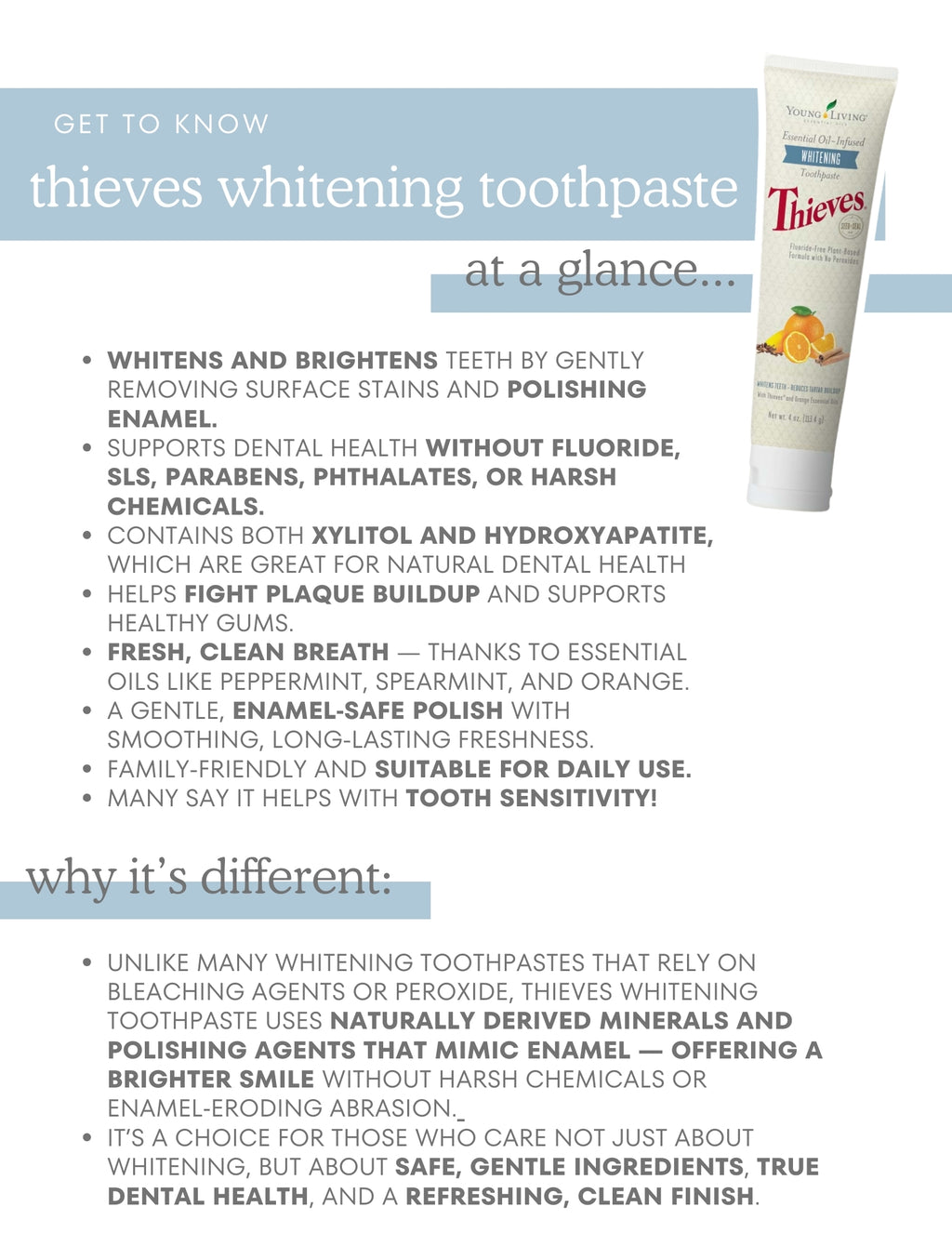 Thieves Whitening Toothpaste