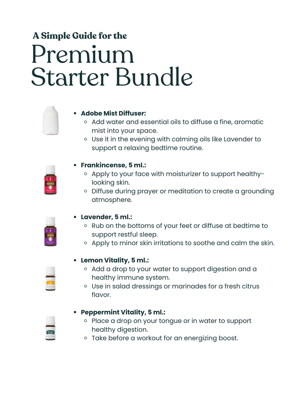 Premium Starter Bundle With Adobe Mist Diffuser