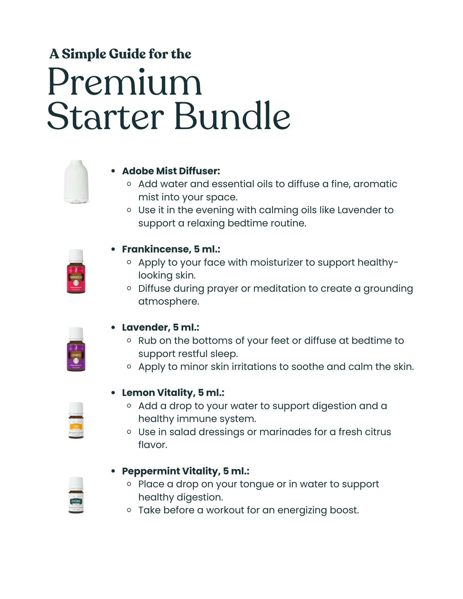 Premium Starter Bundle With Adobe Mist Diffuser