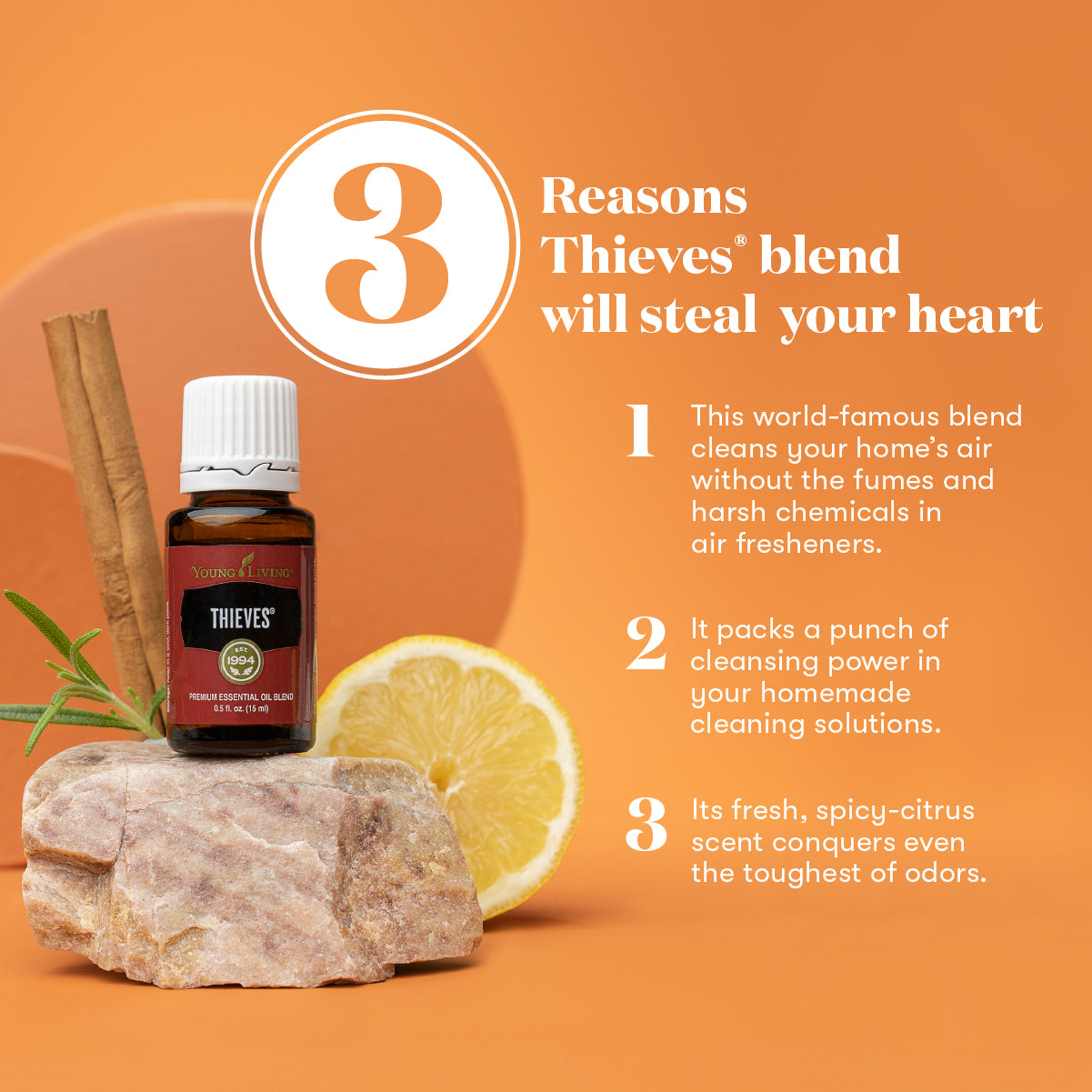 Thieves Essential Oil, 15ml