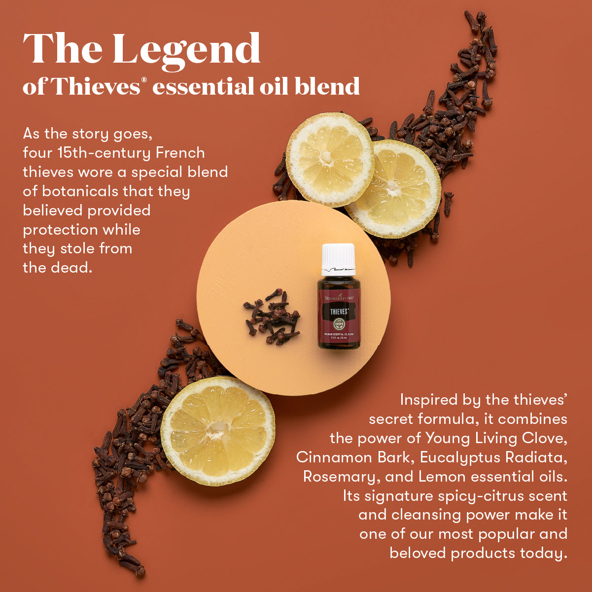 Thieves Essential Oil, 15ml